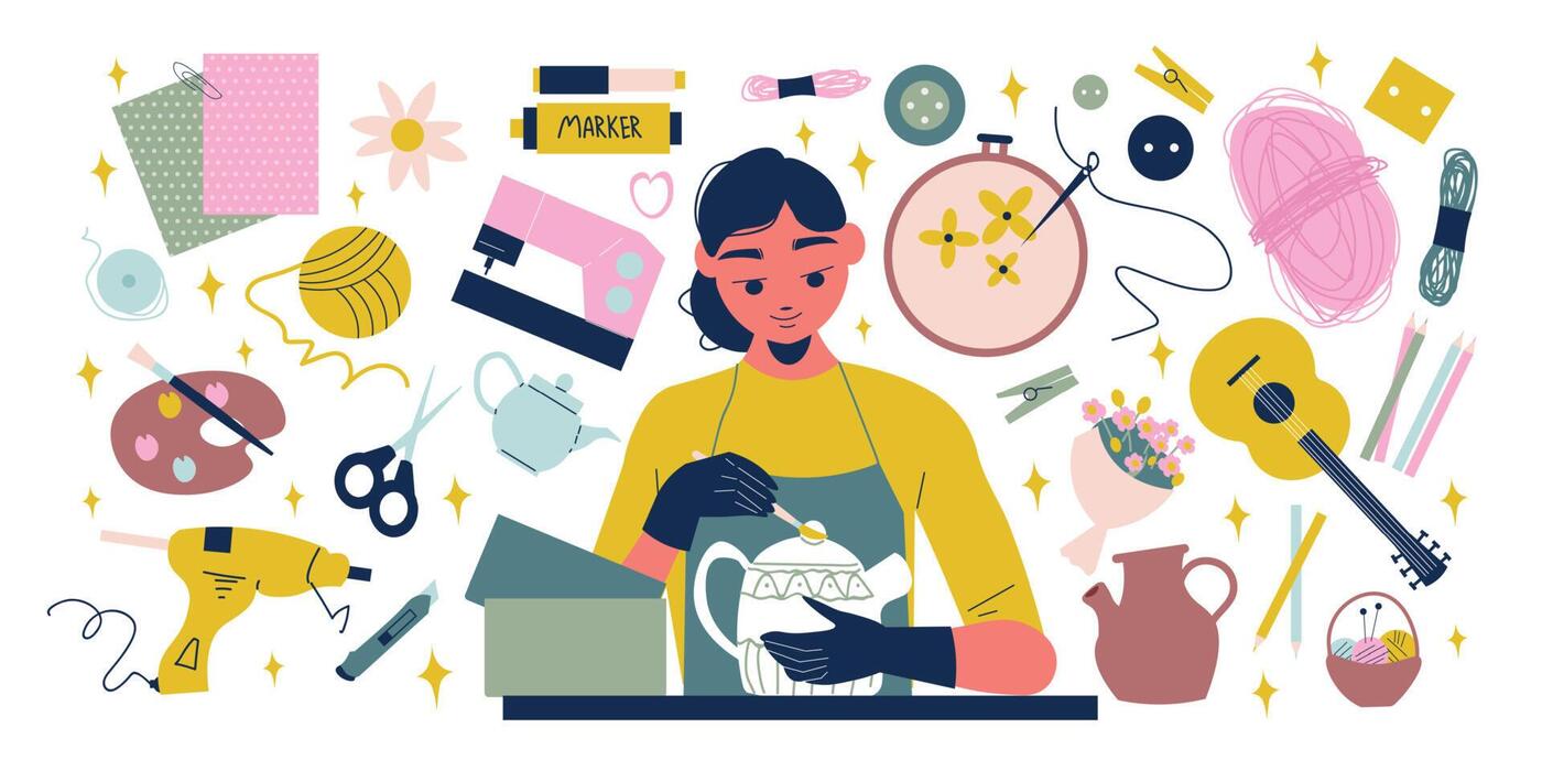 Kreative Hobbys als Ausgleich zum digitalen Alltag